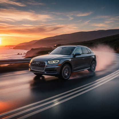 Action Shot:  Q5 Driving Fast