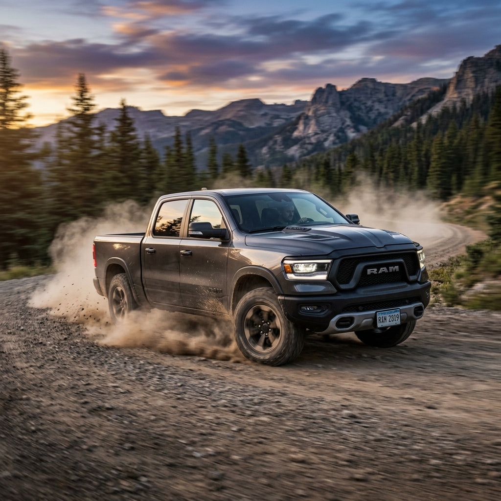 Action Shot: RAM 1500 Driving Fast