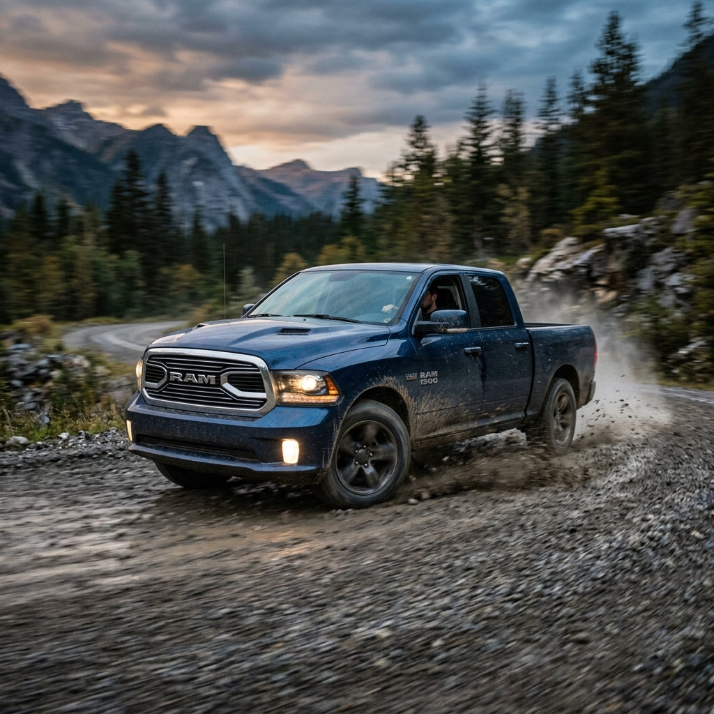 Action Shot: RAM 1500 Driving Fast