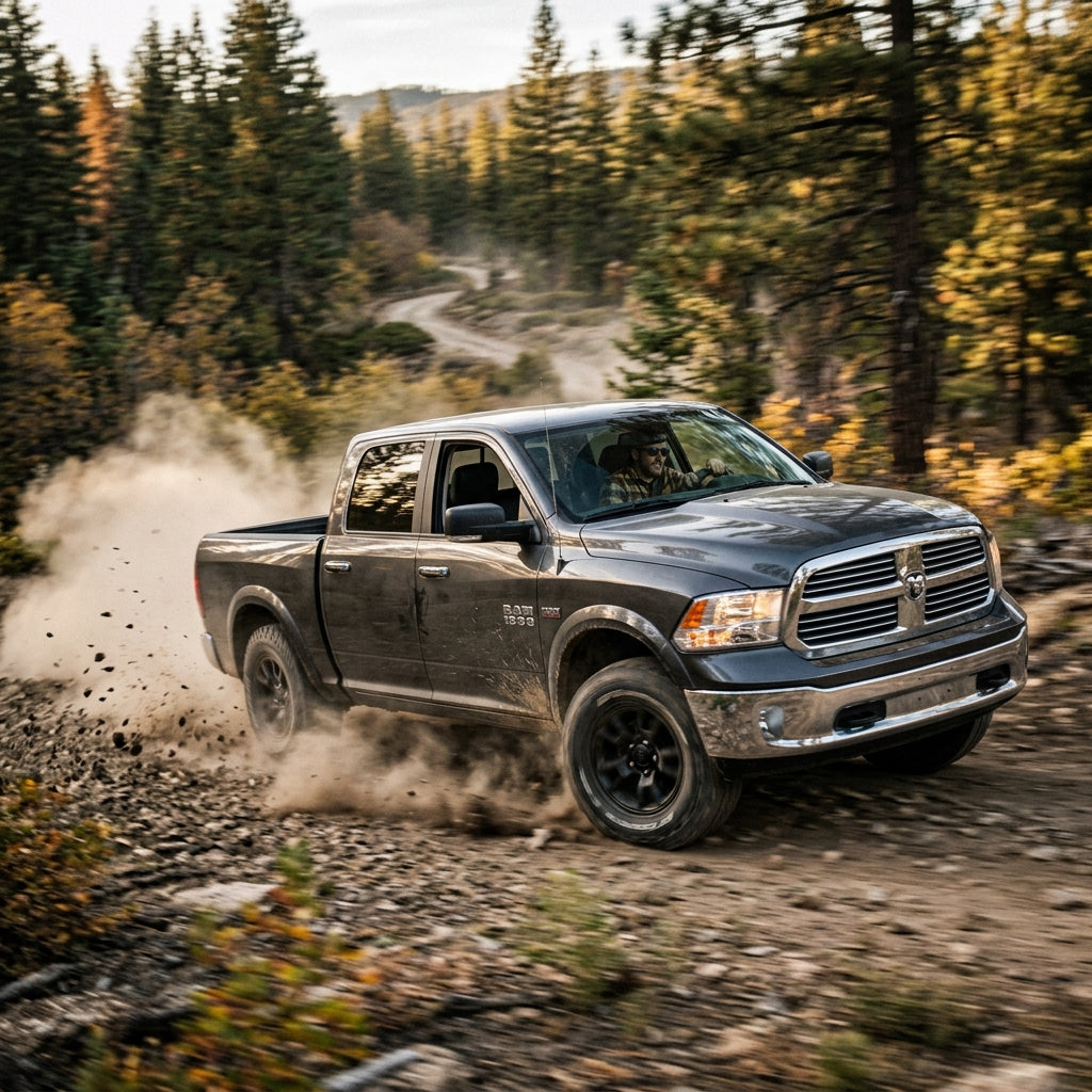 Action Shot: RAM 1500 Driving Fast