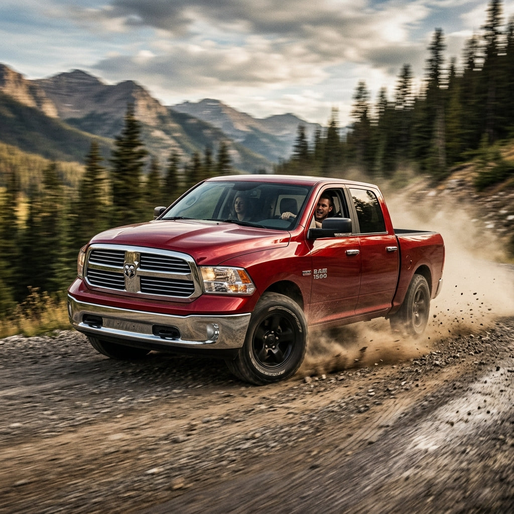 Action Shot: RAM 1500 Driving Fast