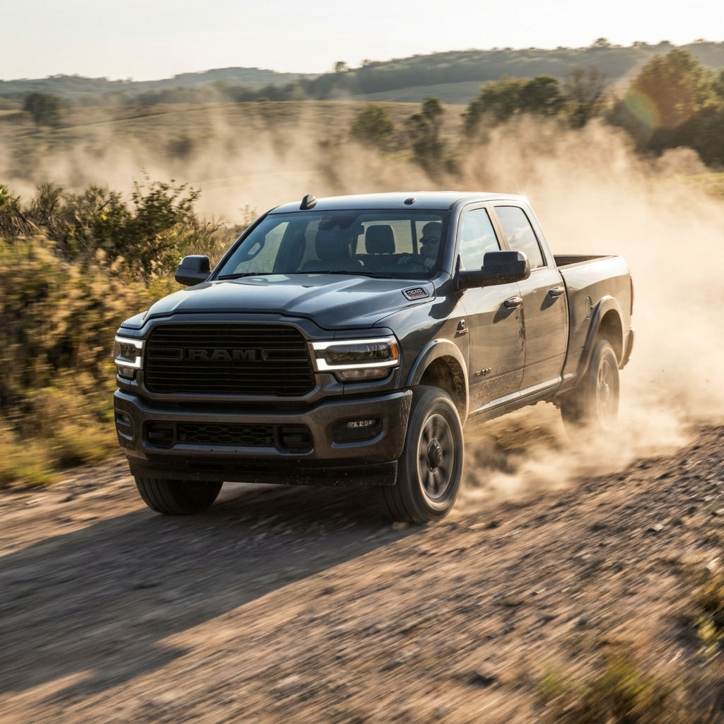 Action Shot: RAM 2500 Driving Fast