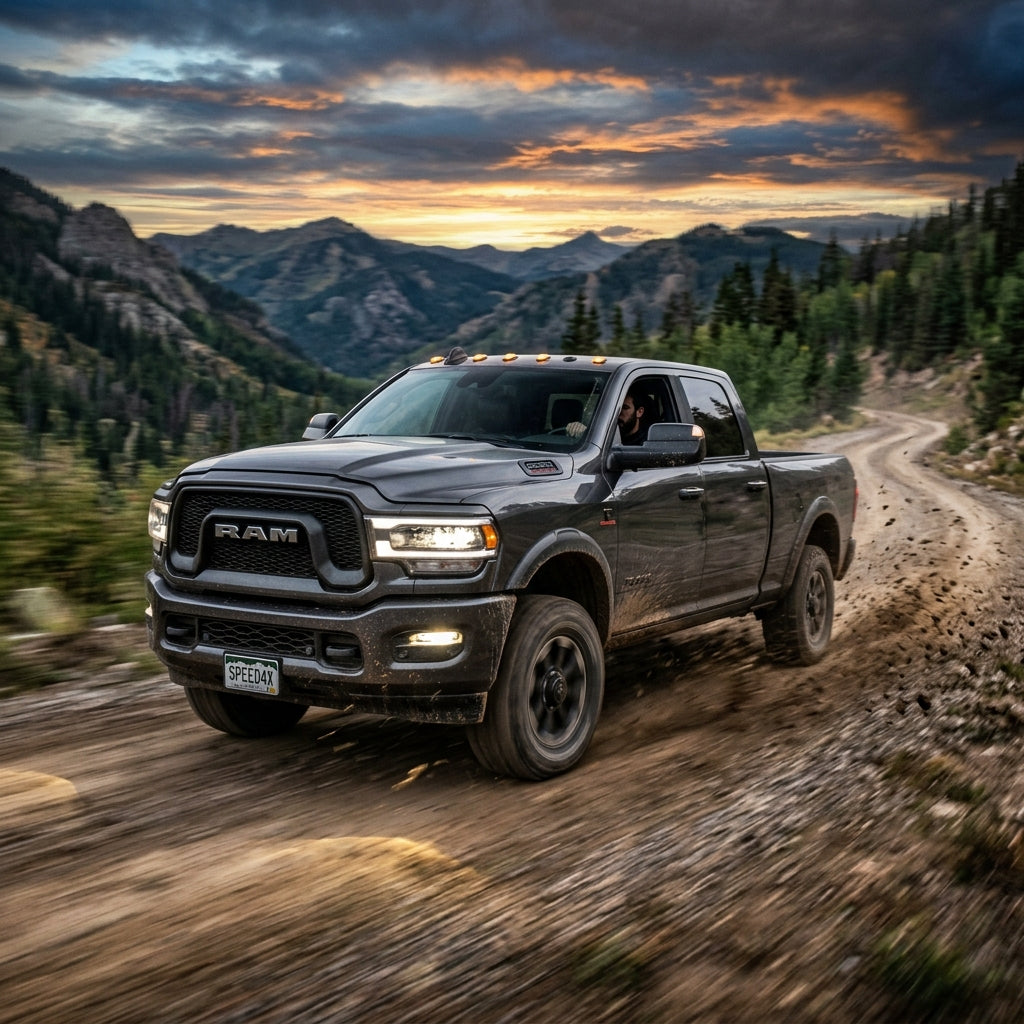 Action Shot: RAM 2500 Driving Fast