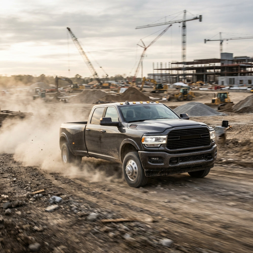 Action Shot: RAM 3500 Driving Fast