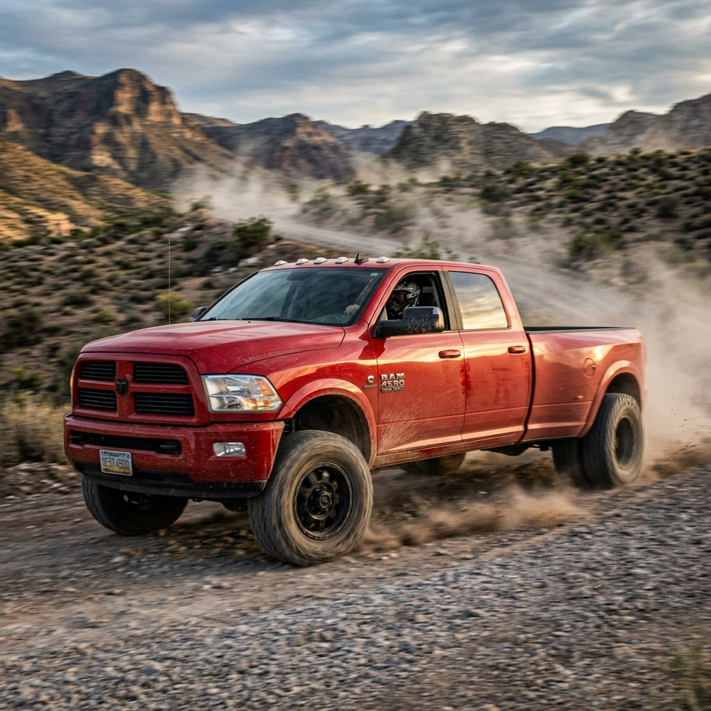 Action Shot: RAM 4500 Driving Fast