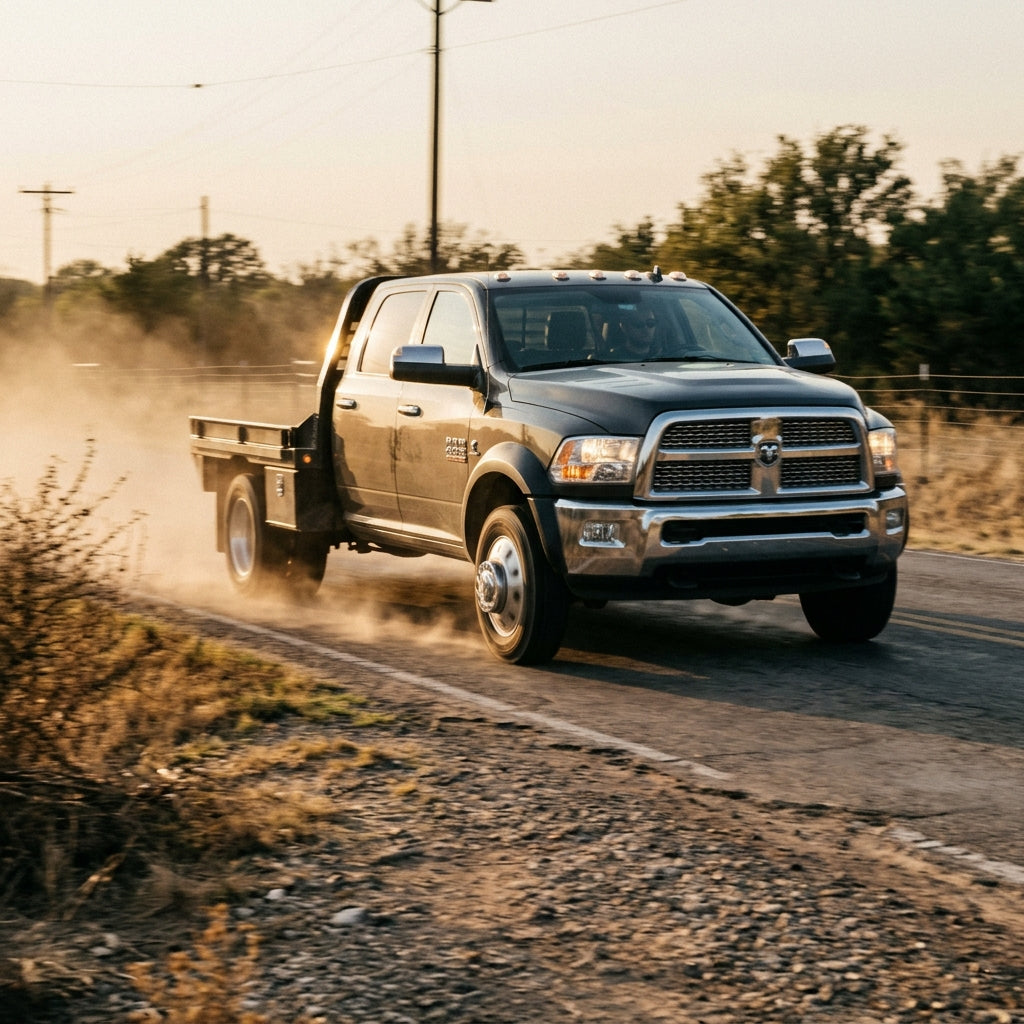 Action Shot: RAM 4500 Driving Fast