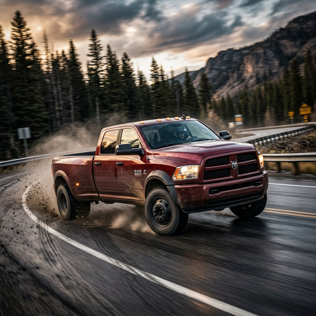 Action Shot: RAM 5500 Driving Fast