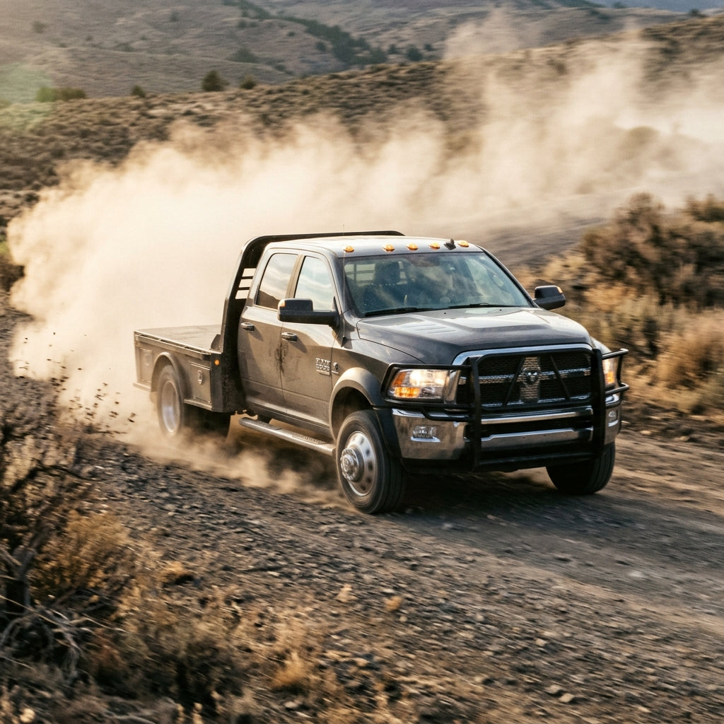 Action Shot: RAM 5500 Driving Fast