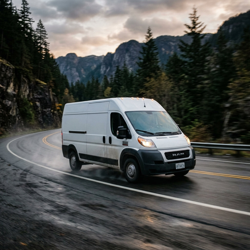 Action Shot: RAM ProMaster Driving Fast