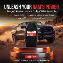 Stage 1 Performance Chip for RAM - Boost HP & Torque | OBD2 Plug & Play Module