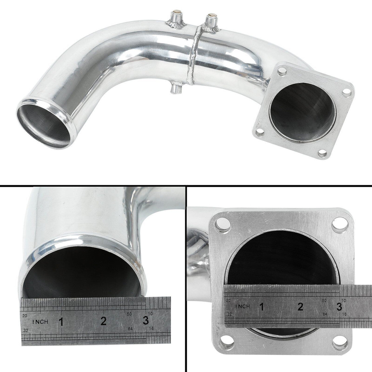Air Intake Elbow Pipe For Dodge Ram (1994-1998) 5.9L 12V Cummins Diesel 3" Blue