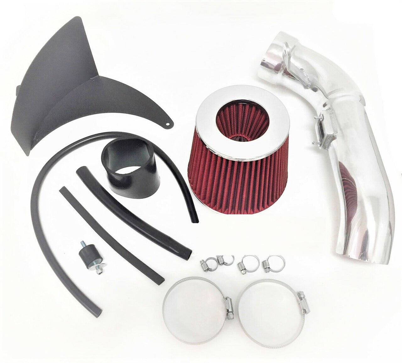 Cold Air Intake for Acura TLX 2.4L L4 Engine (2014-2017) W/Heat Shield Red