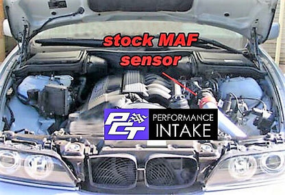 Performance Air Intake System for BMW 525 528 530 E39 I6 (2001-2003) 2.5L 3.0L I6 Engine Red