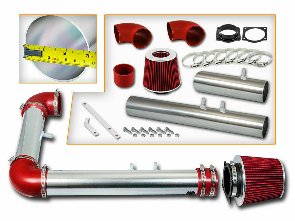 Ram Air Intake for Lincoln LS (2000-2002) with 3.9L V8 Engine Red