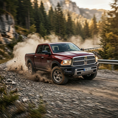 Action Shot: Ram 1500 Driving Fast