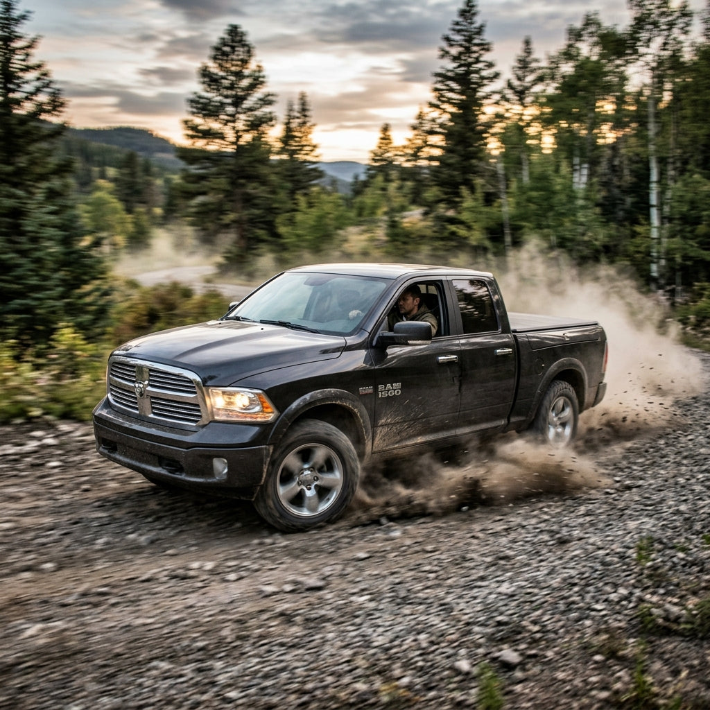 Action Shot: Ram 1500 Driving Fast