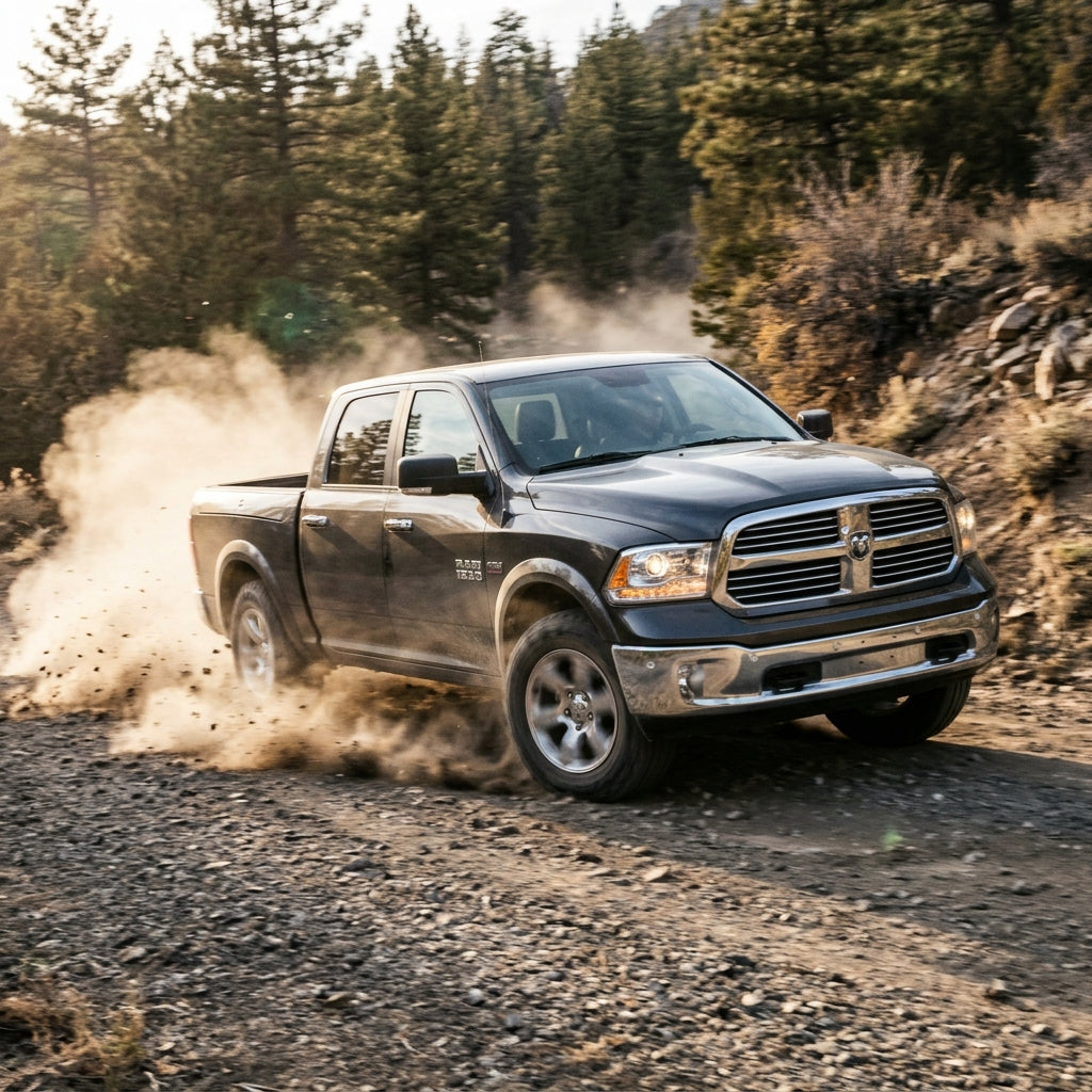 Action Shot: Ram 1500 Driving Fast