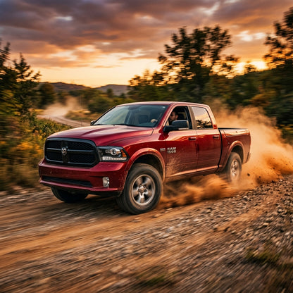 Action Shot: Ram 1500 Driving Fast
