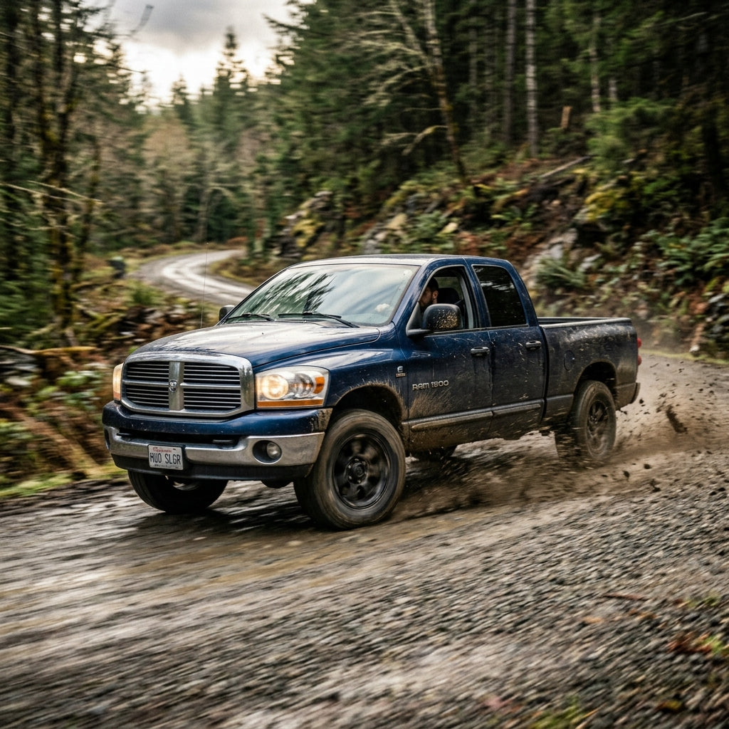 Action Shot: Ram 1500 Driving Fast