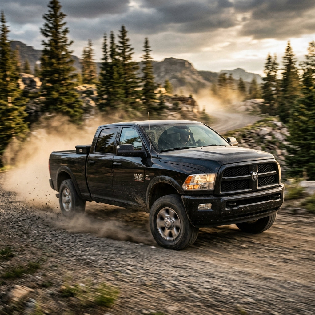 Action Shot: Ram 1500,2500,3500 Driving Fast