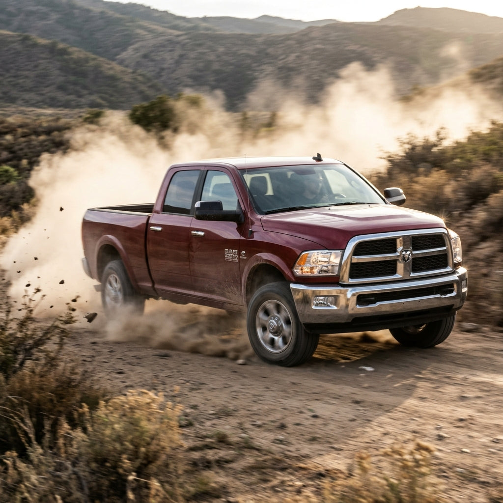 Action Shot: Ram 1500,2500,3500 Driving Fast