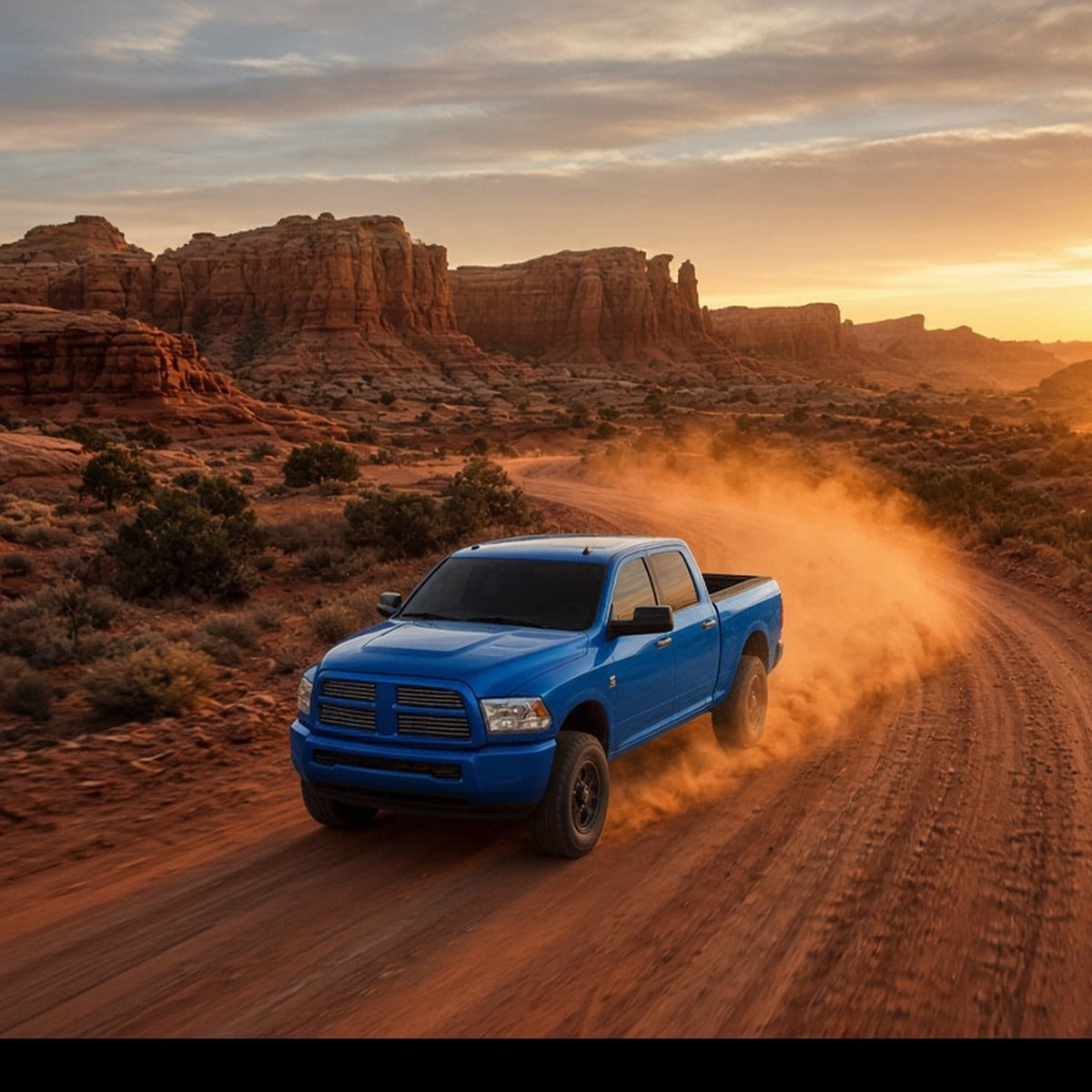 Coolant Kit for Dodge Ram (2003-2007) 5.9L & (2007.5-2018) 6.7L Cummings Engines - Ram 2500 2010-2018 driving fast