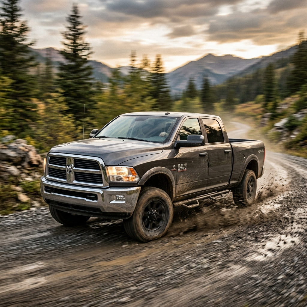 Action Shot: Ram 2500,3500 Driving Fast