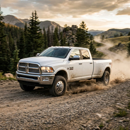 Action Shot: Ram 3500 Driving Fast
