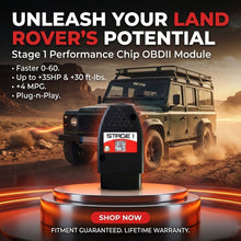 Stage 1 Performance Chip for Land Rover - Boost HP & Torque | OBD2 Plug & Play Module