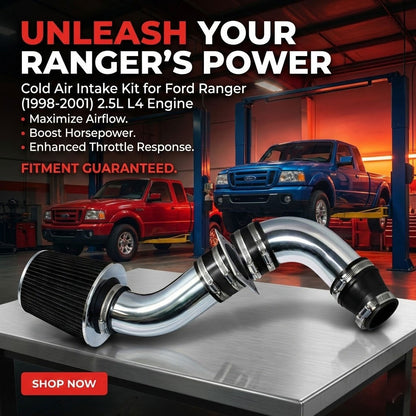 Cold Air Intake Kit for Ford Ranger (1998-2001) with 2.5L L4 Engine