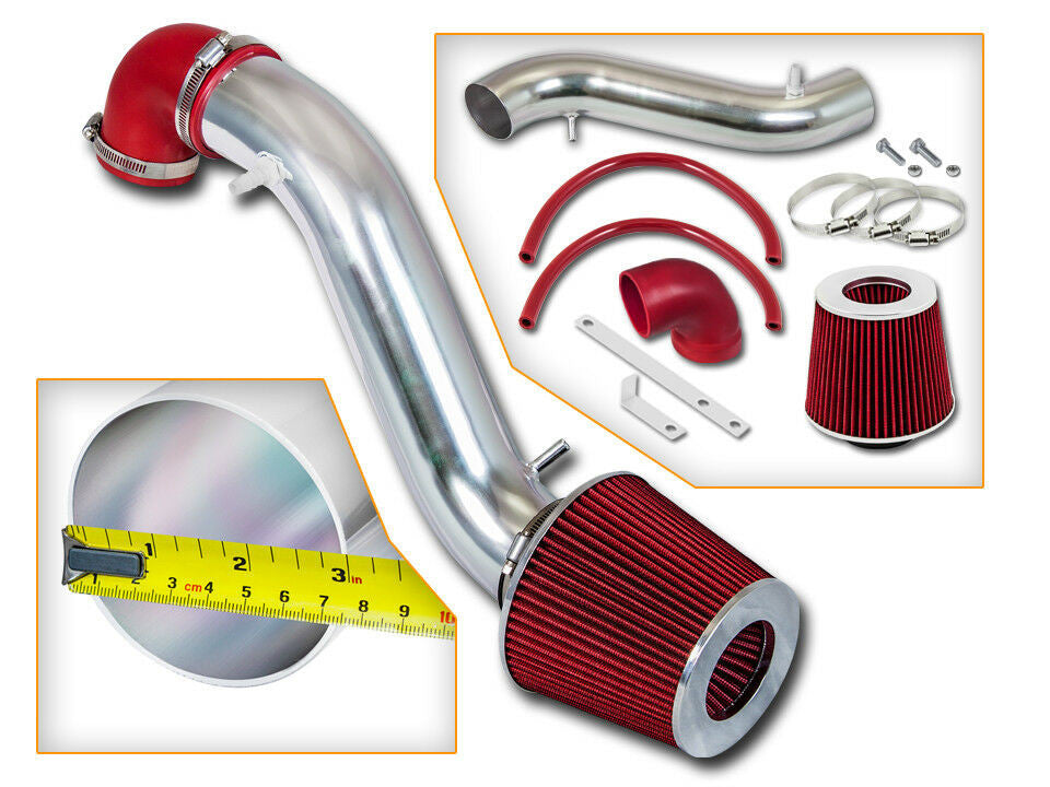 Cold Air Intake for Jeep Cherokee (1993-1998) 4.0L Inline-6 Engine Red