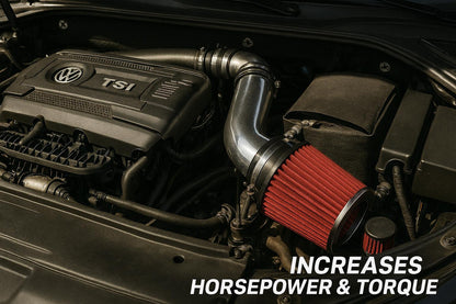 Cold Air Intake for VW Jetta/Passat (2014-2017) with 1.8T L4 Turbocharged Engine Black