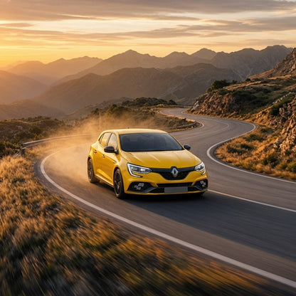 Stage 1 Performance Chip for Renault - Boost HP & Torque | OBD2 Plug & Play Module - Renault Megane RS driving fast