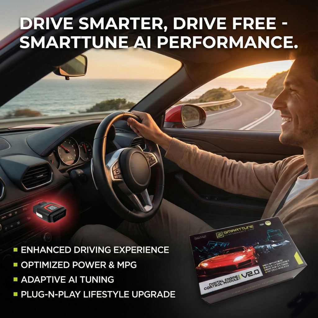 Stage 2 AI Performance Chip Module OBD2 for Smart – Adaptive Power & Fuel Efficiency