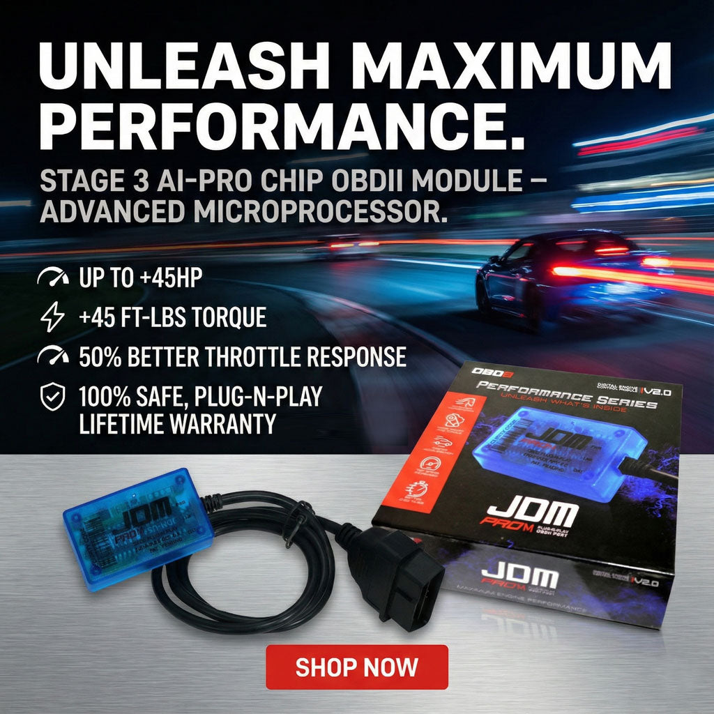 Stage 3 AI OBD2 Performance Chip for Smart Car | Plug-and-Play Engine Tuning Module +40 HP / +45 TQ