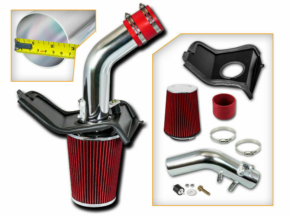 Cold Air Intake for Subaru Impreza WRX/Sti (2008-2014) 2.5L Turbo Engine - Red