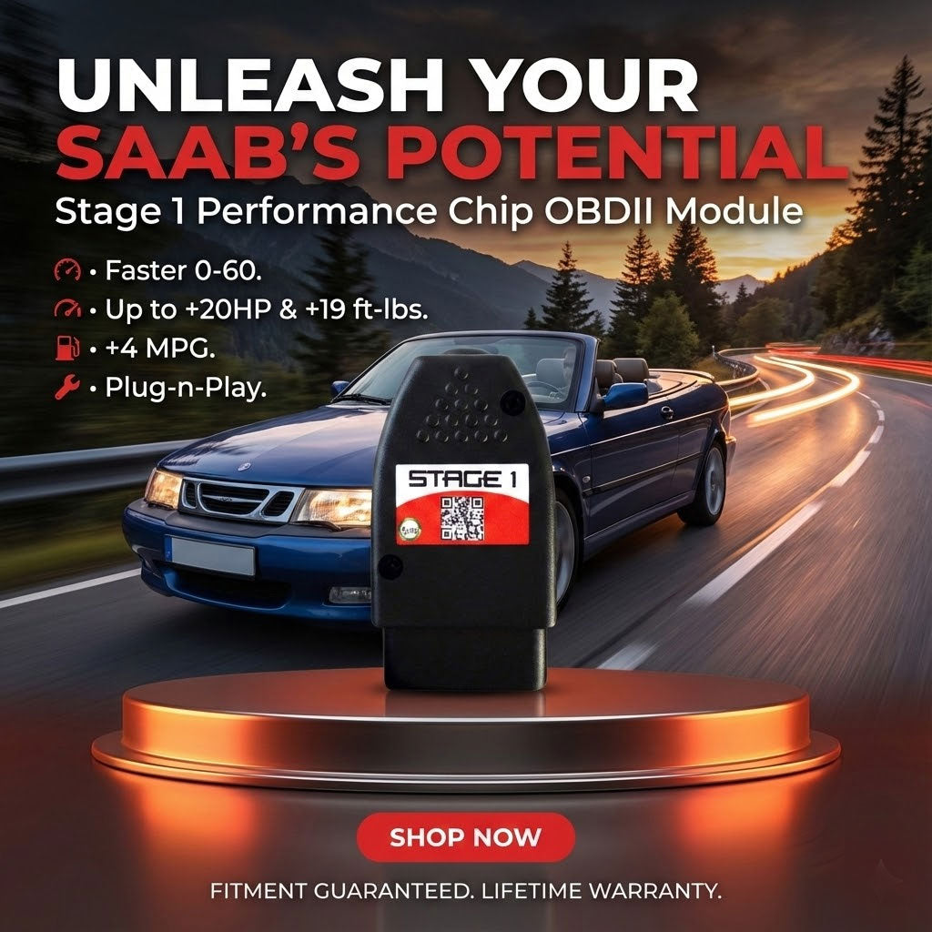 Stage 1 Performance Chip for Saab - Boost HP & Torque | OBD2 Plug & Play Module