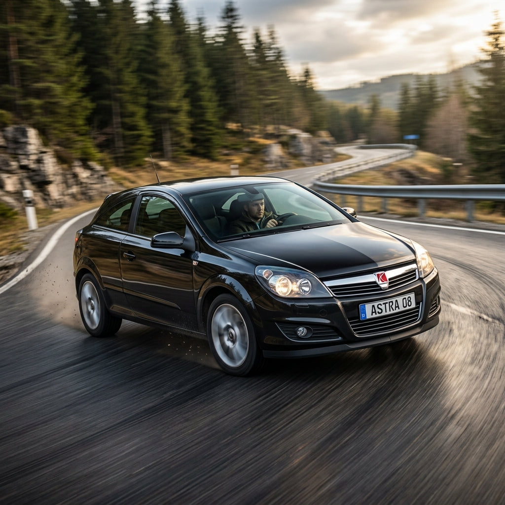 Action Shot: Saturn Astra Driving Fast