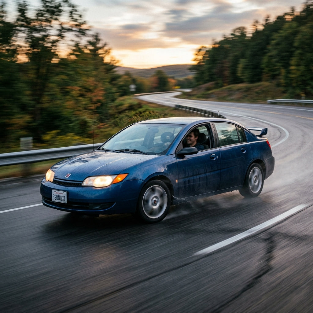 Action Shot: Saturn Ion Driving Fast