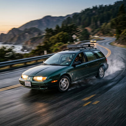 Action Shot: Saturn L300,LW300 Driving Fast