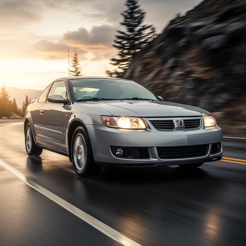 Action Shot: Saturn Sky Vue Driving Fast