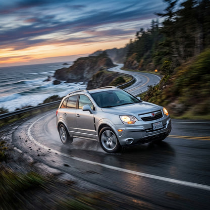 Action Shot: Saturn Vue Driving Fast