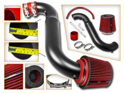 Short Ram Air Intake For Saturn S-Series (1991-1999) with 1.9 DOHC Engine Red