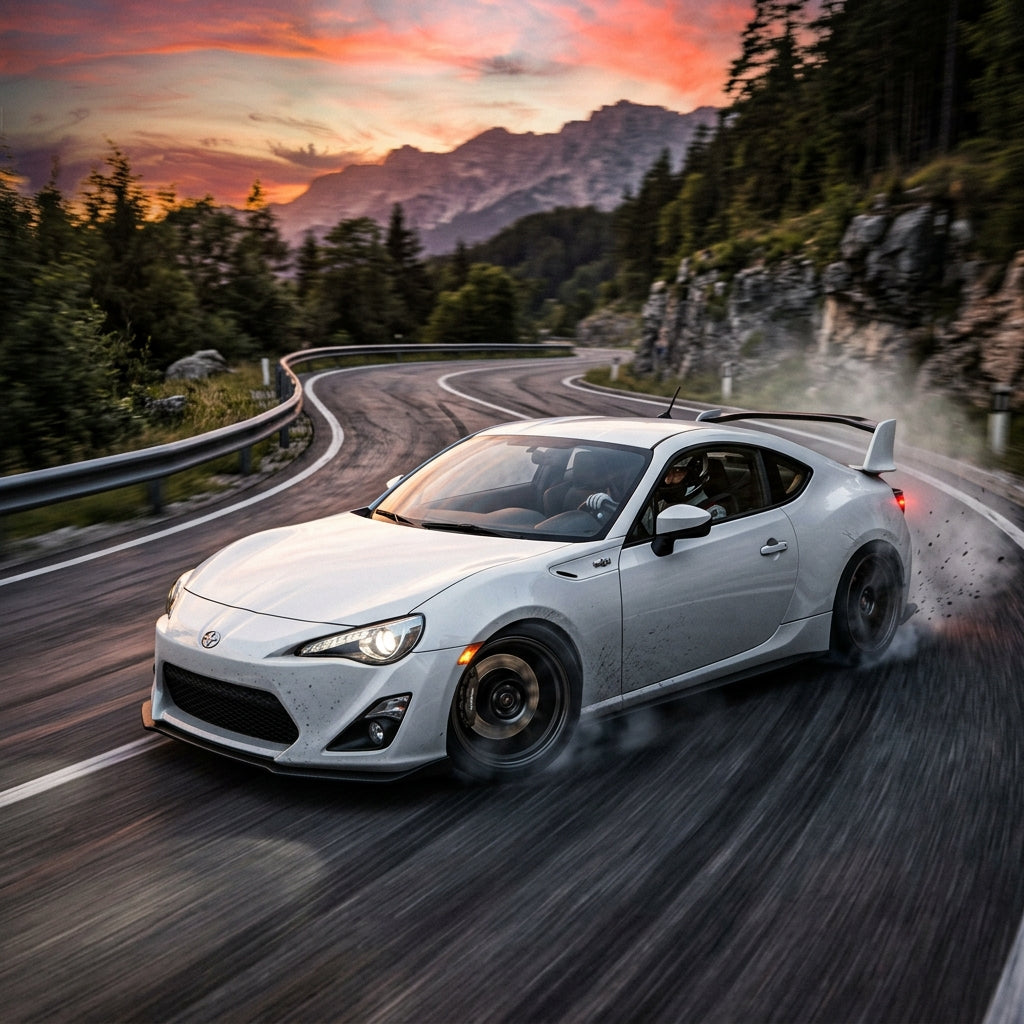 Action Shot: Scion FR-S Driving Fast