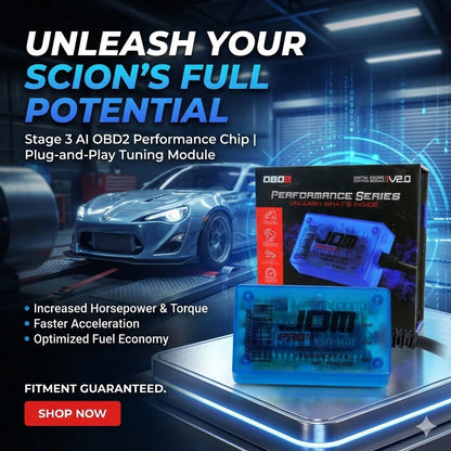 Stage 3 AI OBD2 Performance Chip for Scion | Plug-and-Play Engine Tuning Module +40 HP / +45 TQ
