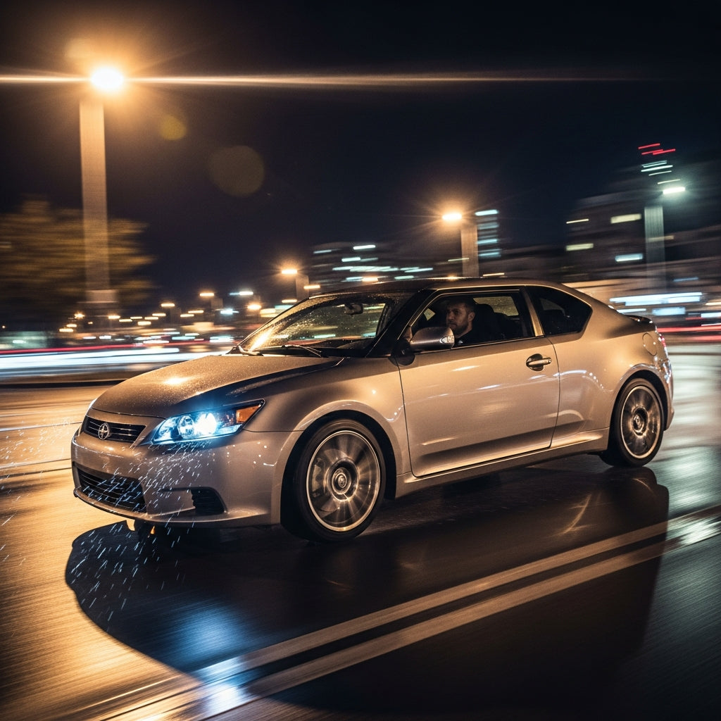 Action Shot: Scion tC Driving Fast