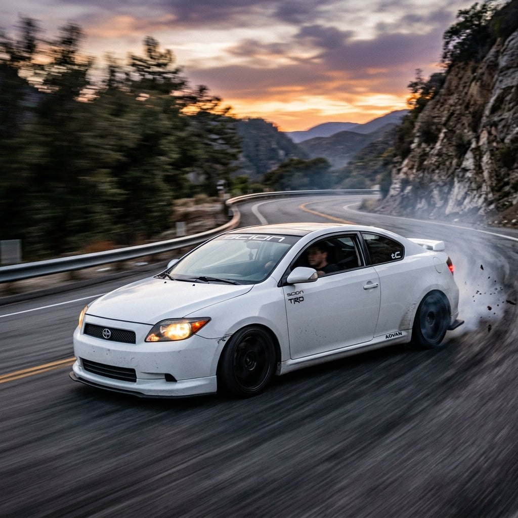 Action Shot: Scion tC Driving Fast