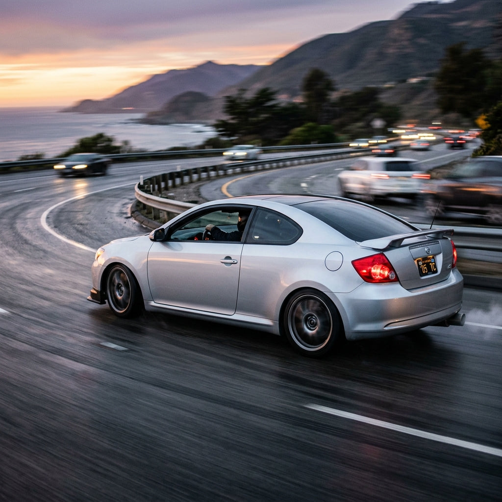 Action Shot: Scion tC Driving Fast
