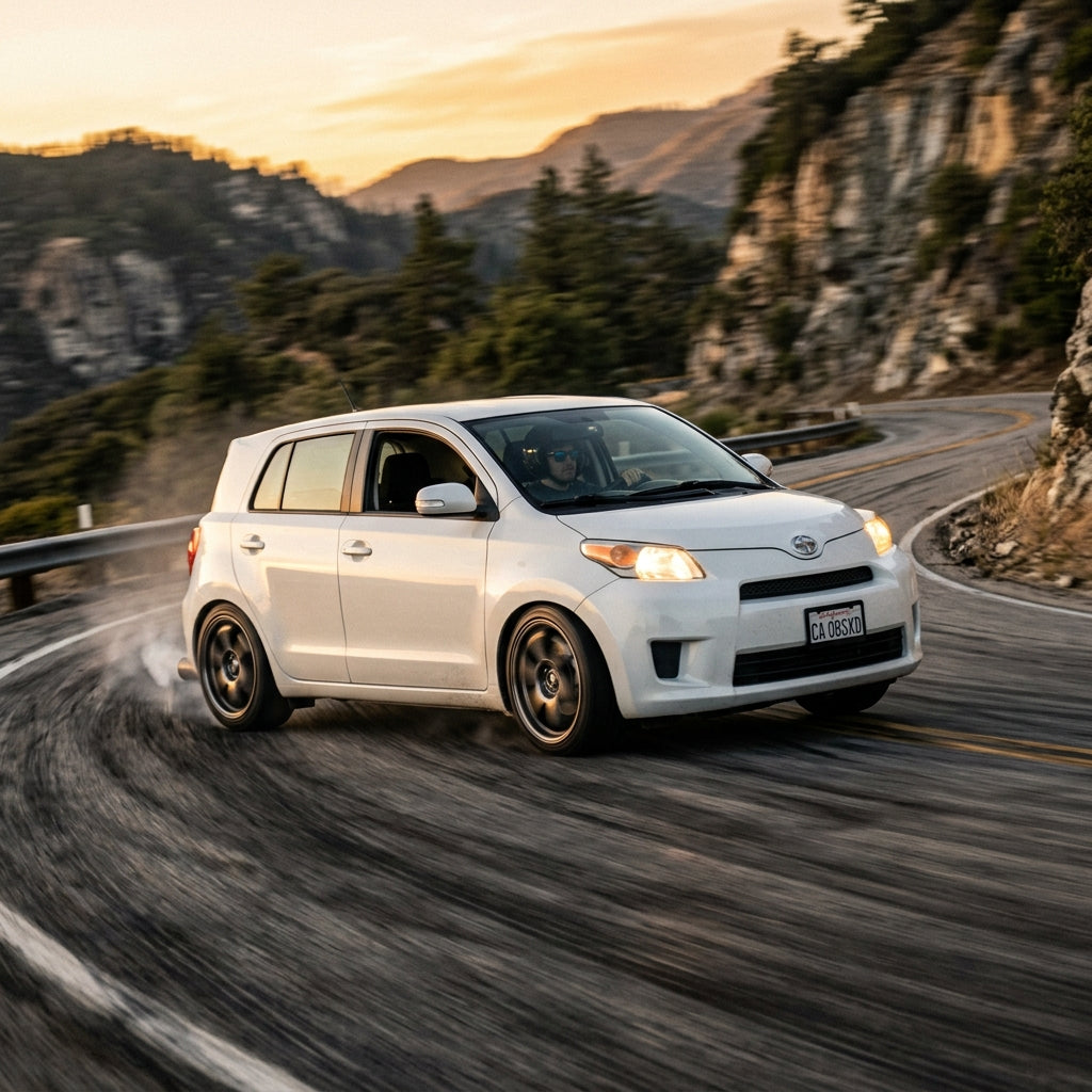 Action Shot: Scion xD Driving Fast