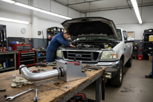 Silver Polish Cold Air Intake for Ford F150 (1997-2003) 4.6L, 5.4L v8 Engines Default Title